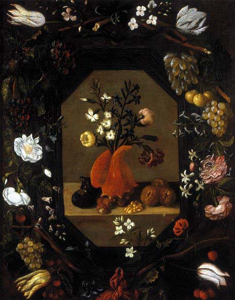 Still-Life with Flowers with a Garland of Fruit and Flowers